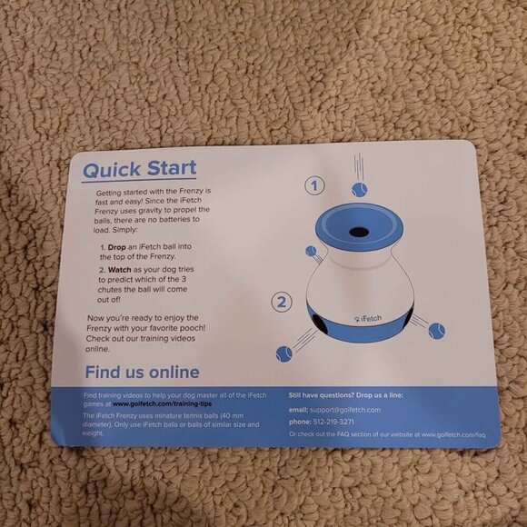 IFetch Frenzy Dog toy ball thrower - Picture 4 of 10